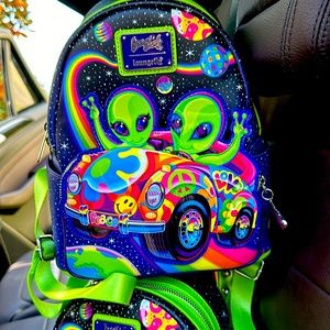 PRE-ORDERED: •LISA FRANK•Cosmic Ride Zoomer&Zorbit Alien Backpack LISAFRANK